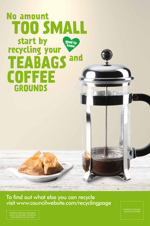 food recycling coffee cafetiere 6 sheet poster wrap resource type image