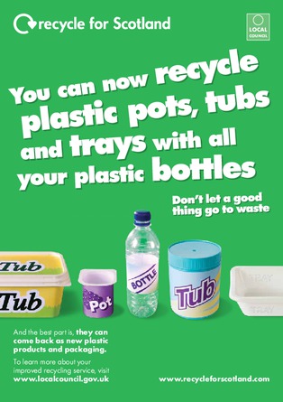 Recycle for Scotland - Rigid plastics campaign - A4 press ad - WRAP ...